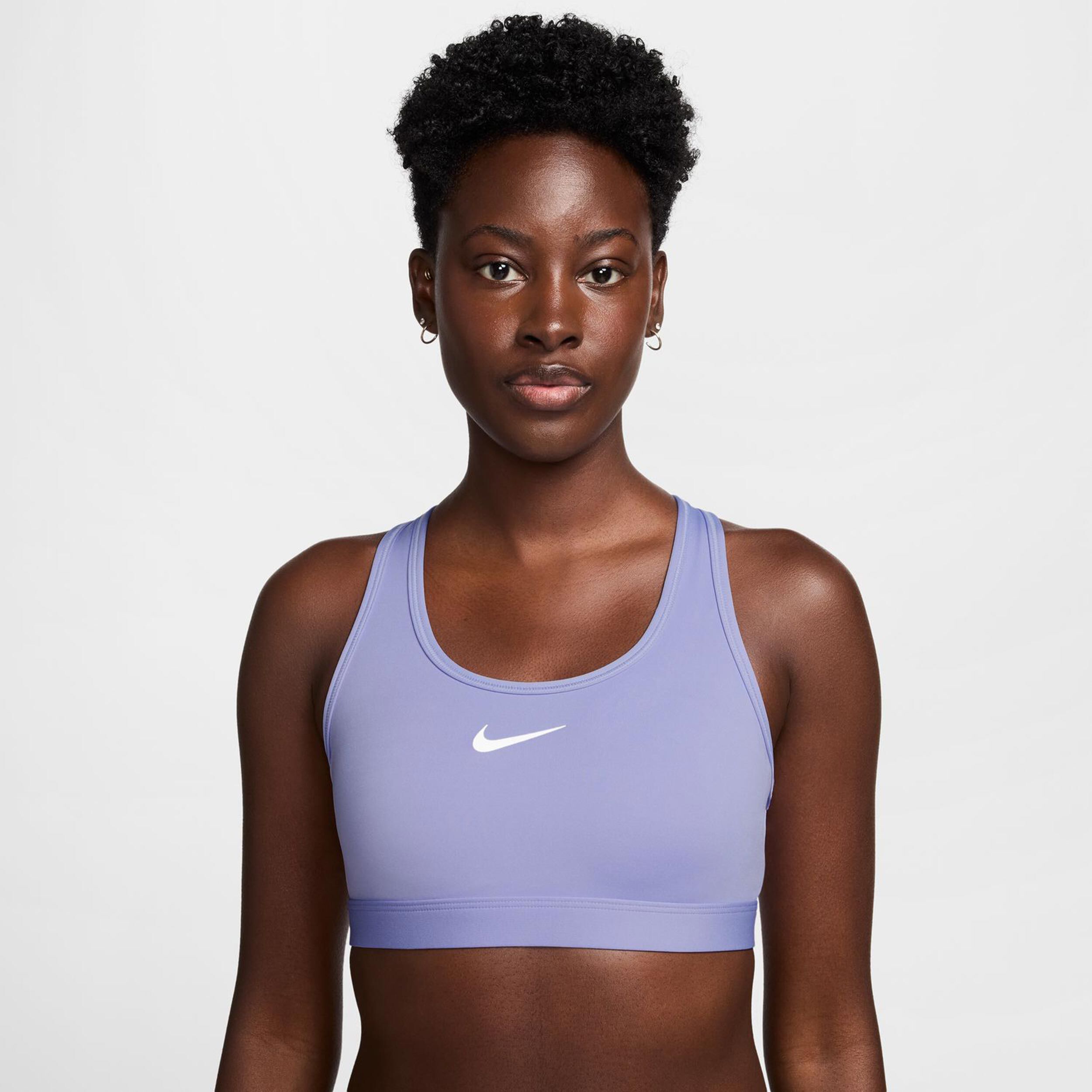 Nike Swoosh Medium Support Soutien-gorge Sport Femmes - Violet