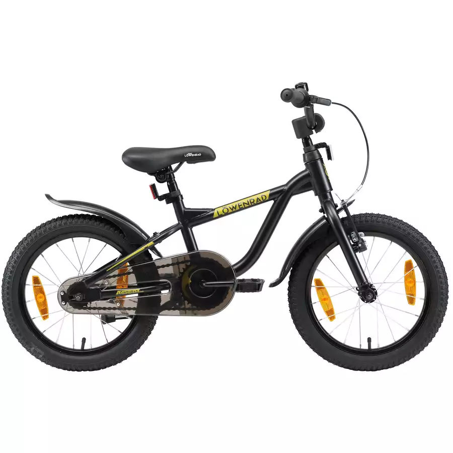 Löwenrad Kinderrad 16 Zoll LR Classic schwarz