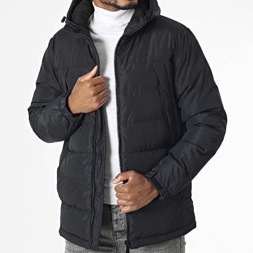 Doudoune Capuche Noir