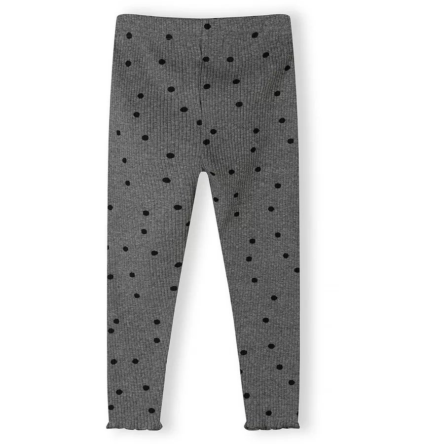 MINOTI Leggings Dunkelgrau Meliert