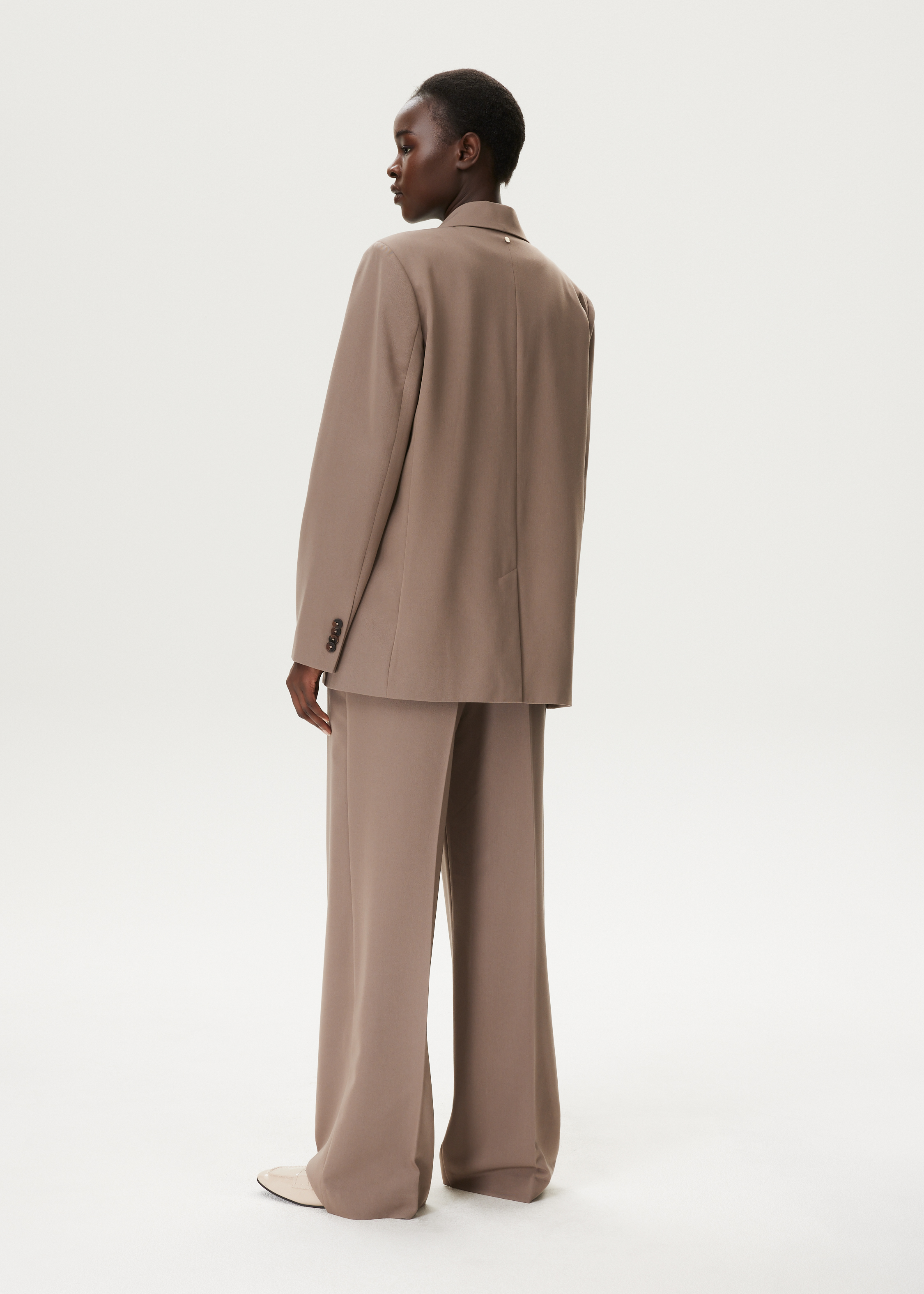 Blazer van twill kwaliteit