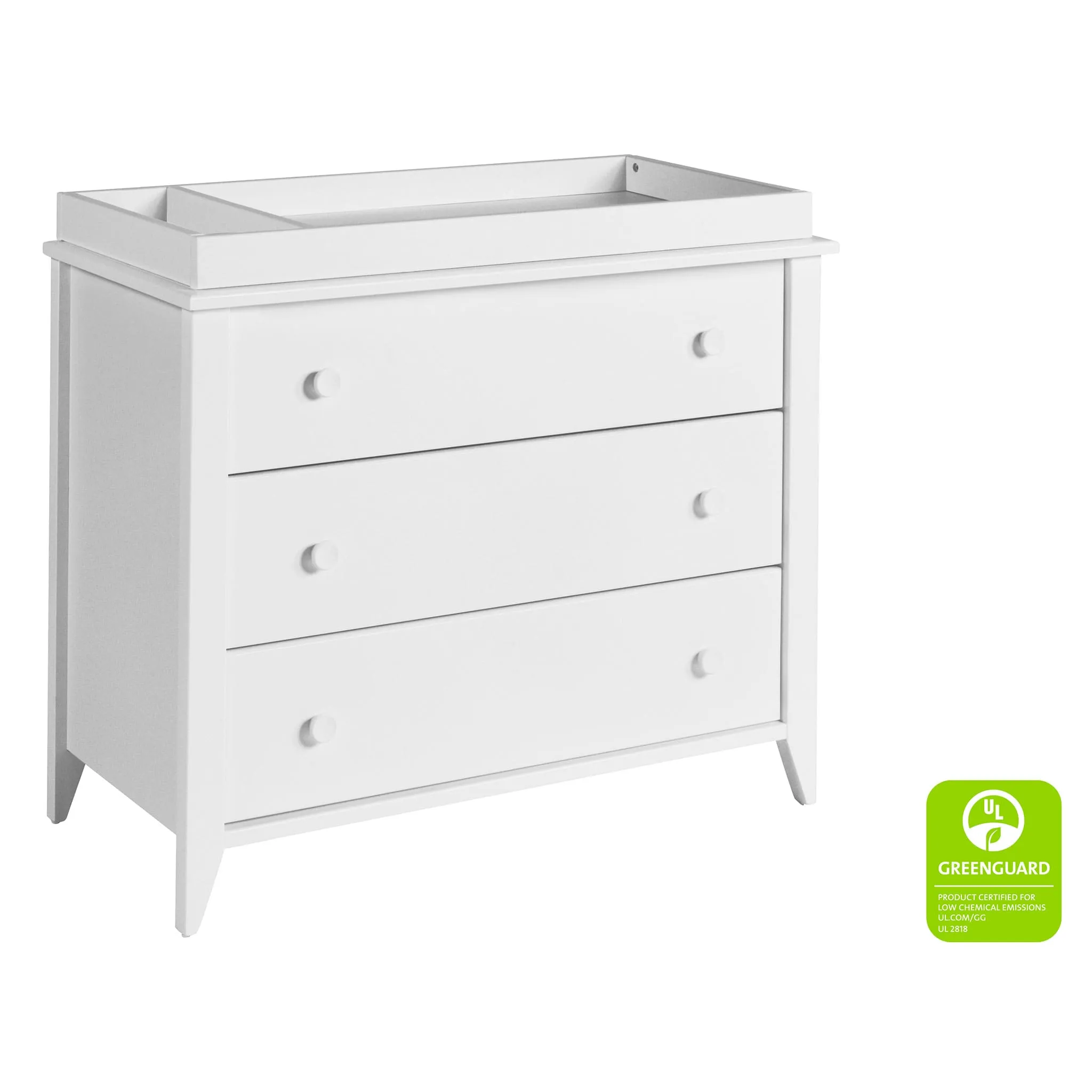 Babyletto Meuble à Langer 3 Tiroirs Sprout - Blanc