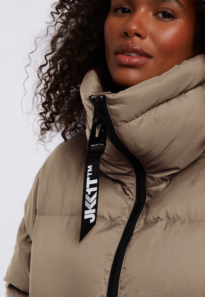 Cocoon Ex Long Coat Dame Camel