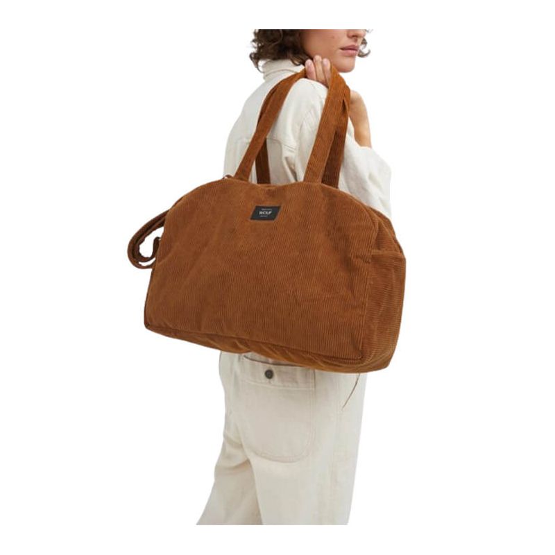 Sac de voyage recyclé Weekend Bag 43 cm Caramel