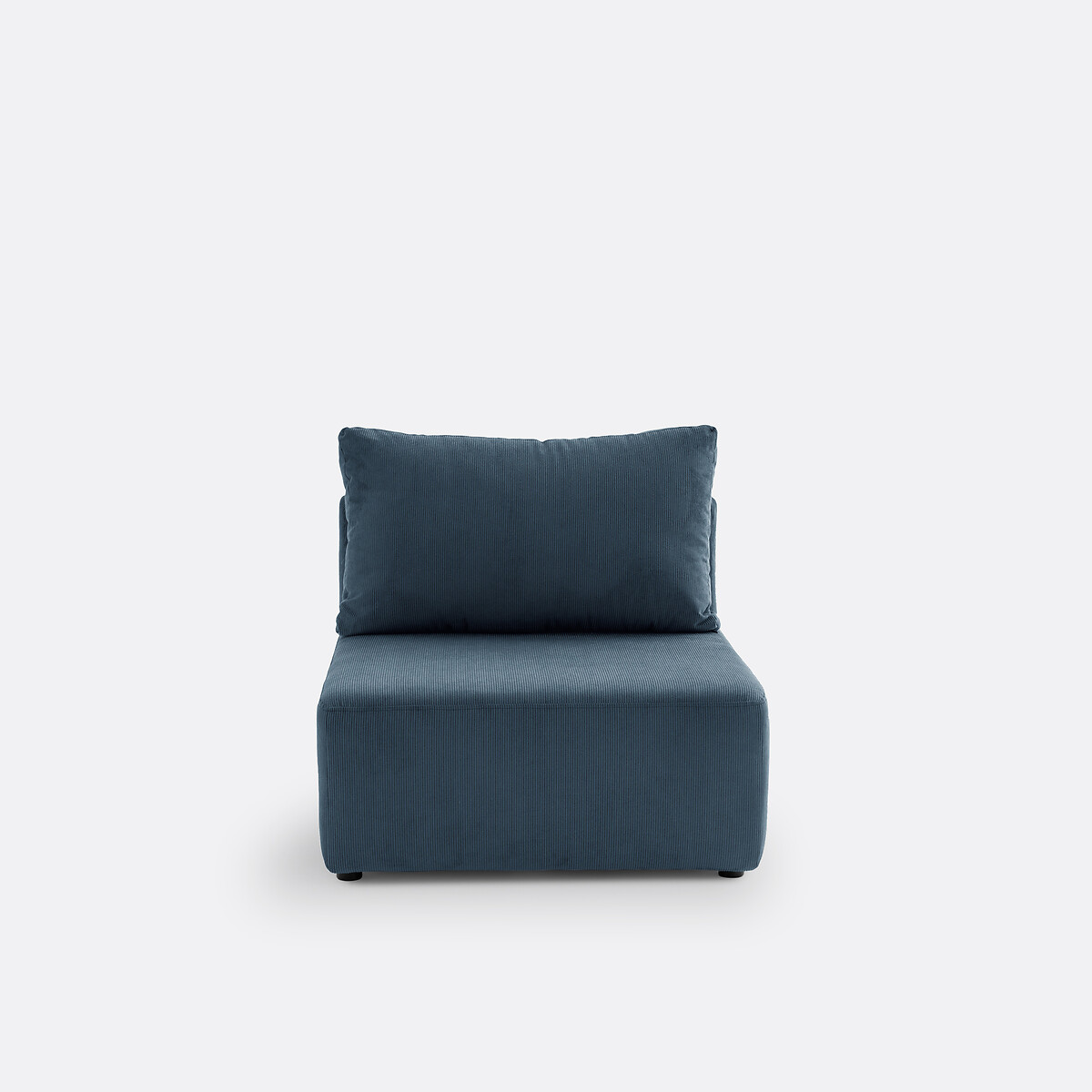 LA REDOUTE INTERIEURS<br>Sofá modular canelado de veludo, Monica