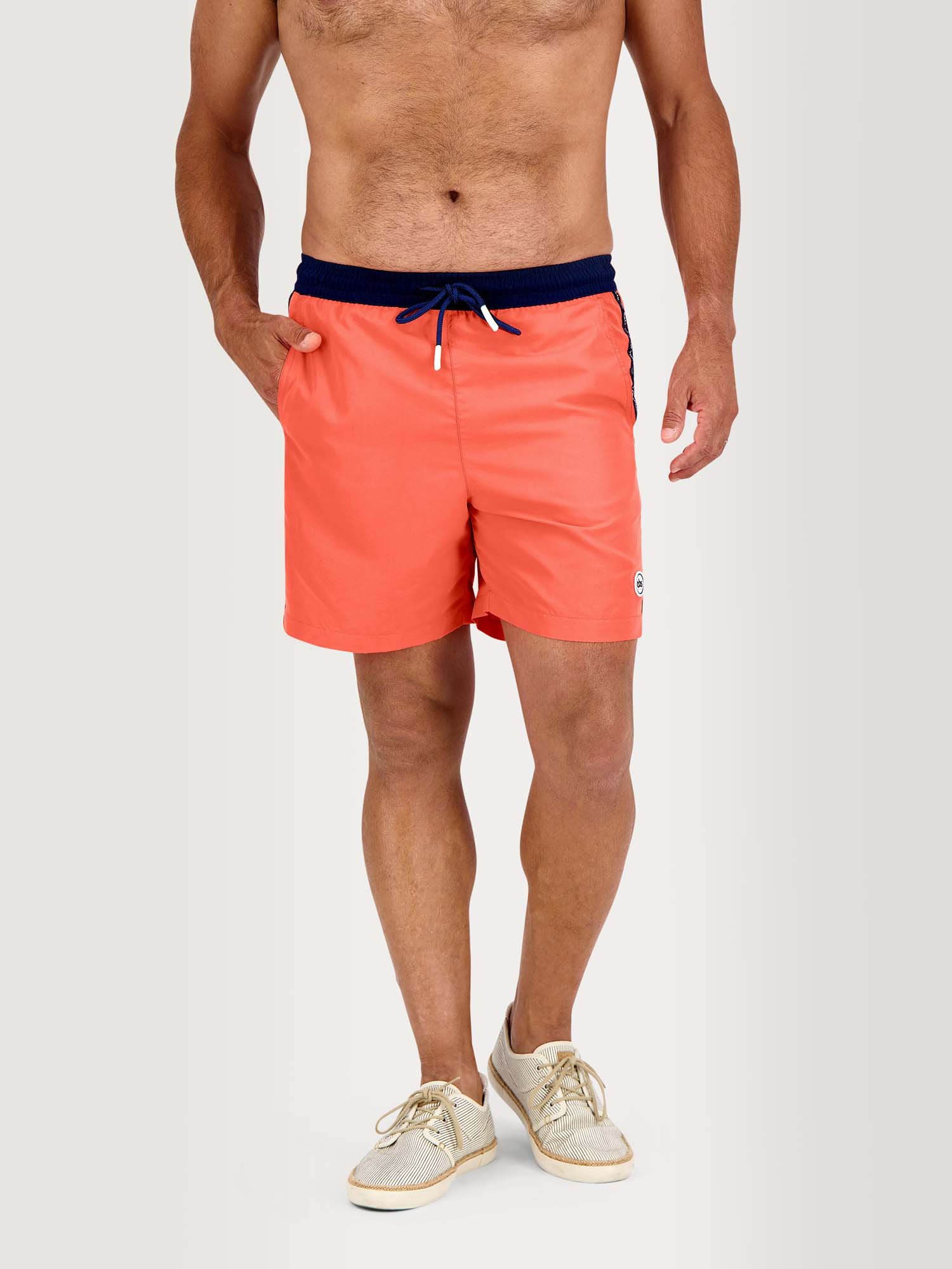 Short De Bain Homme Fabriqué en France Corail