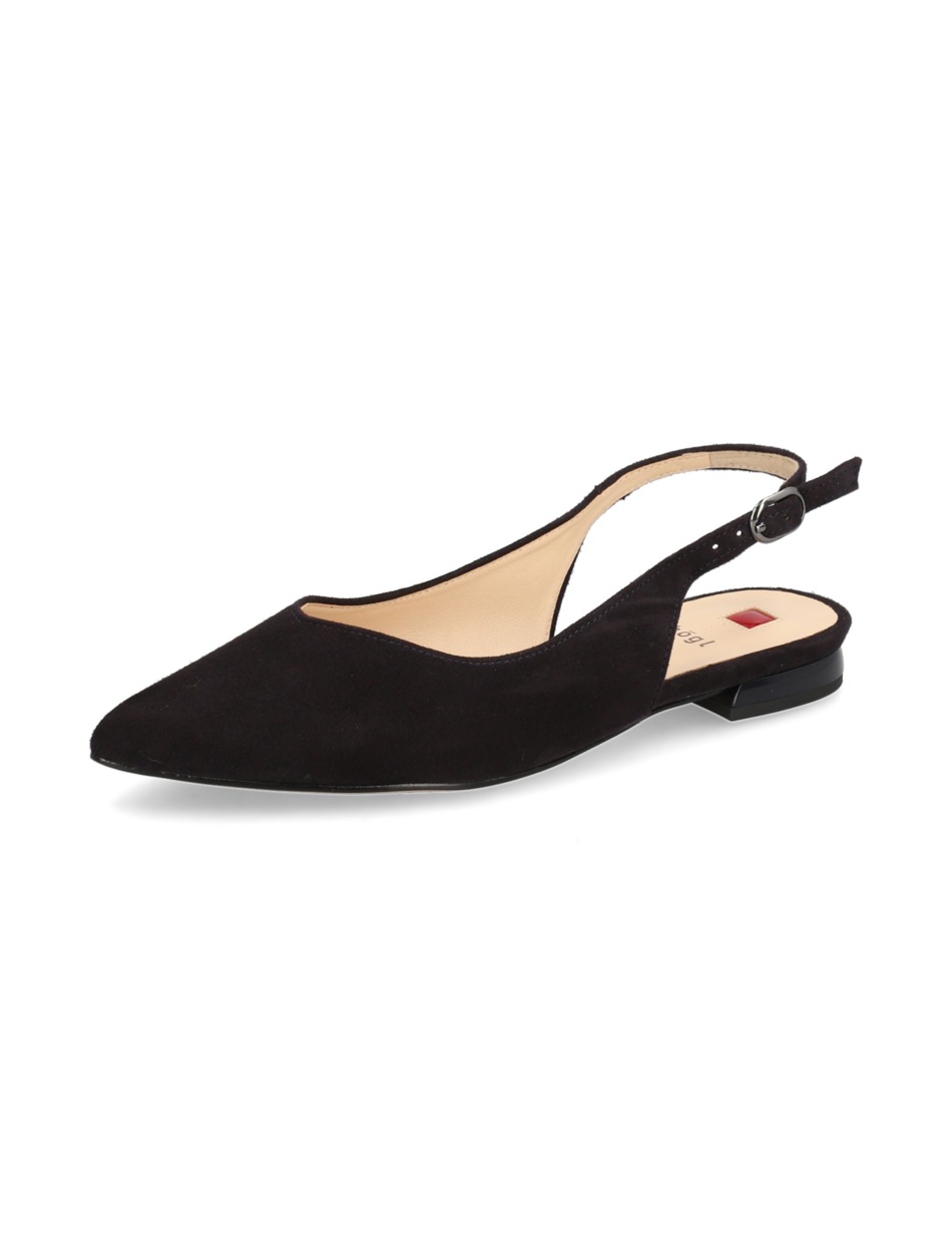 Veloursleder Slingpumps