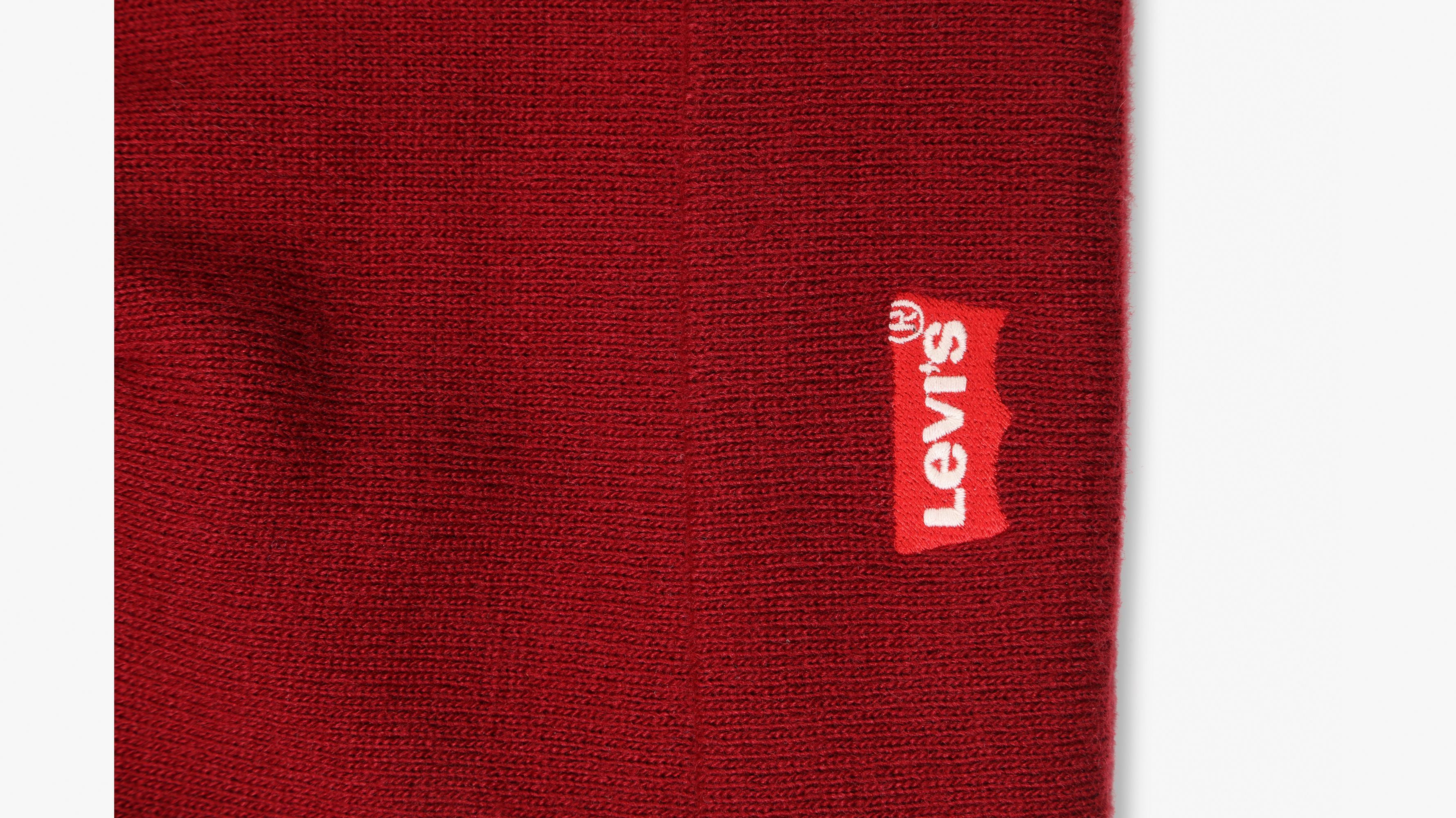 Bonnet souple brodé logo Levi's® - Dark Bordeaux - Rouge