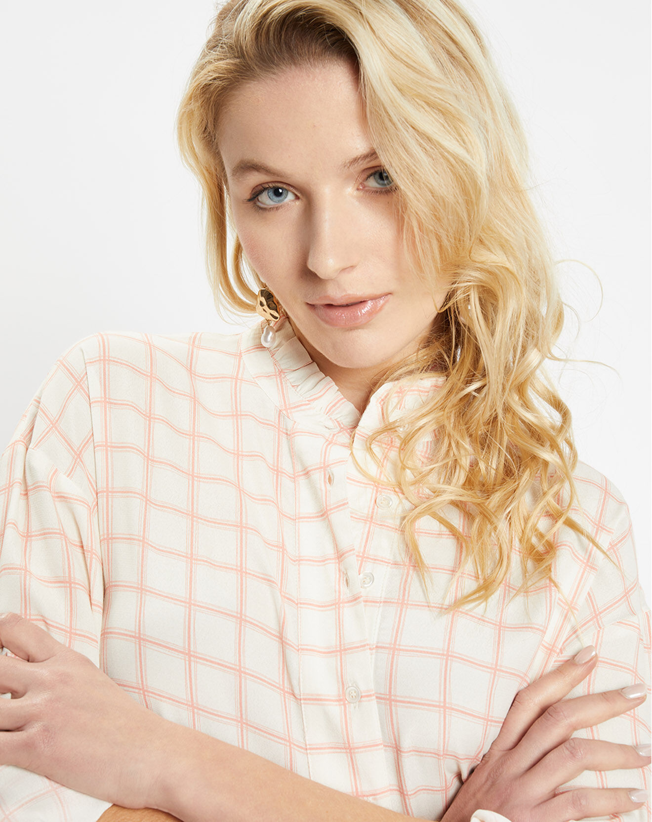 Jodhpur Chemise ample Polly à carreaux multicolore