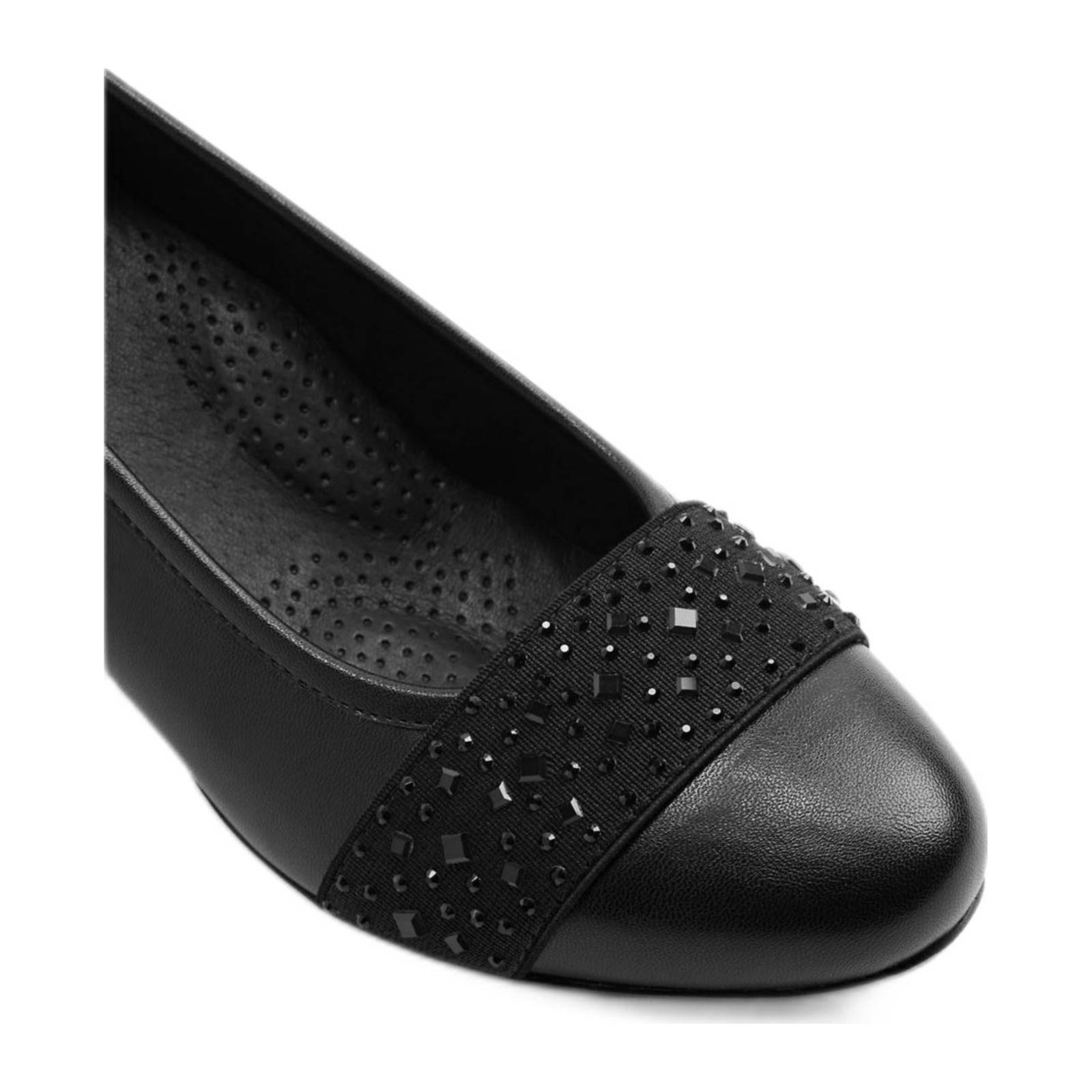 Easy Street pumps met lage hak zwart