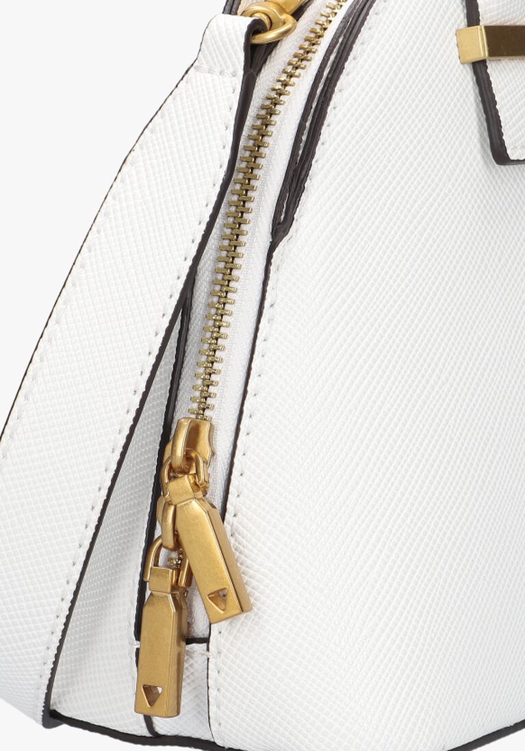 GUESS witte guess schoudertas lossie girlfriend dome satchel