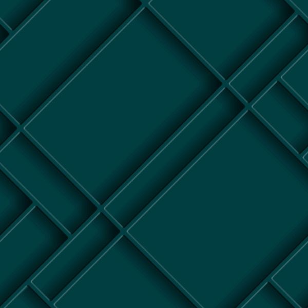 Estahome Wandpanelen Diagonaal Fotobehang  - 2 x 2,79 m - Petrol Blauw