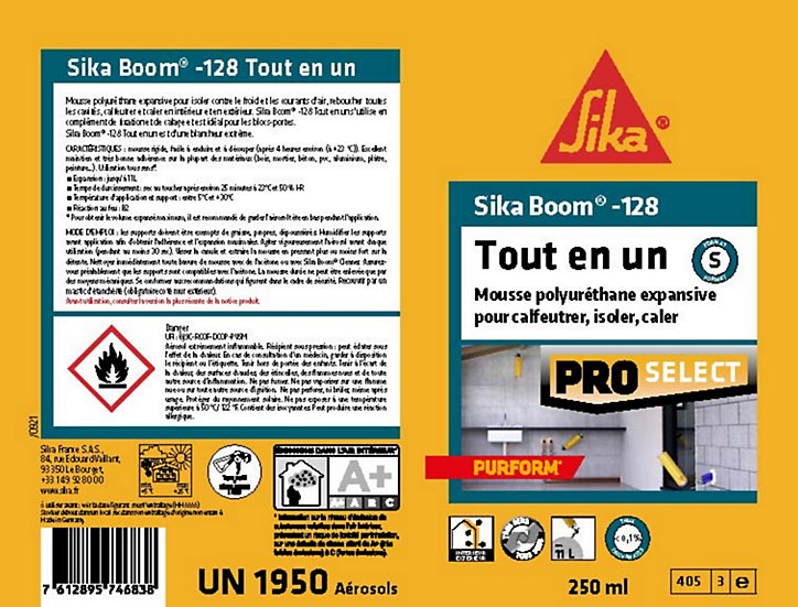 Mousse expansive Sikaboom 128 tout en un 250ml