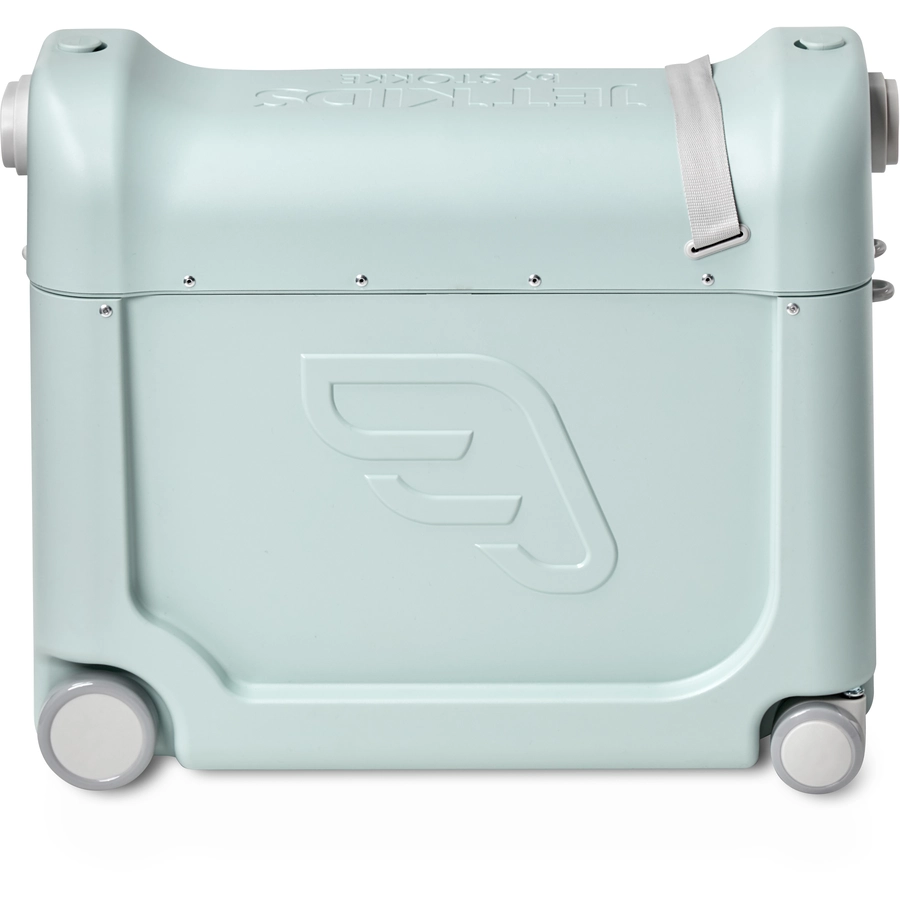 JETKIDS™ BY STOKKE® Aufsitzkoffer BedBox™ Green Aurora und Matratze CloudSleeper™ weiß