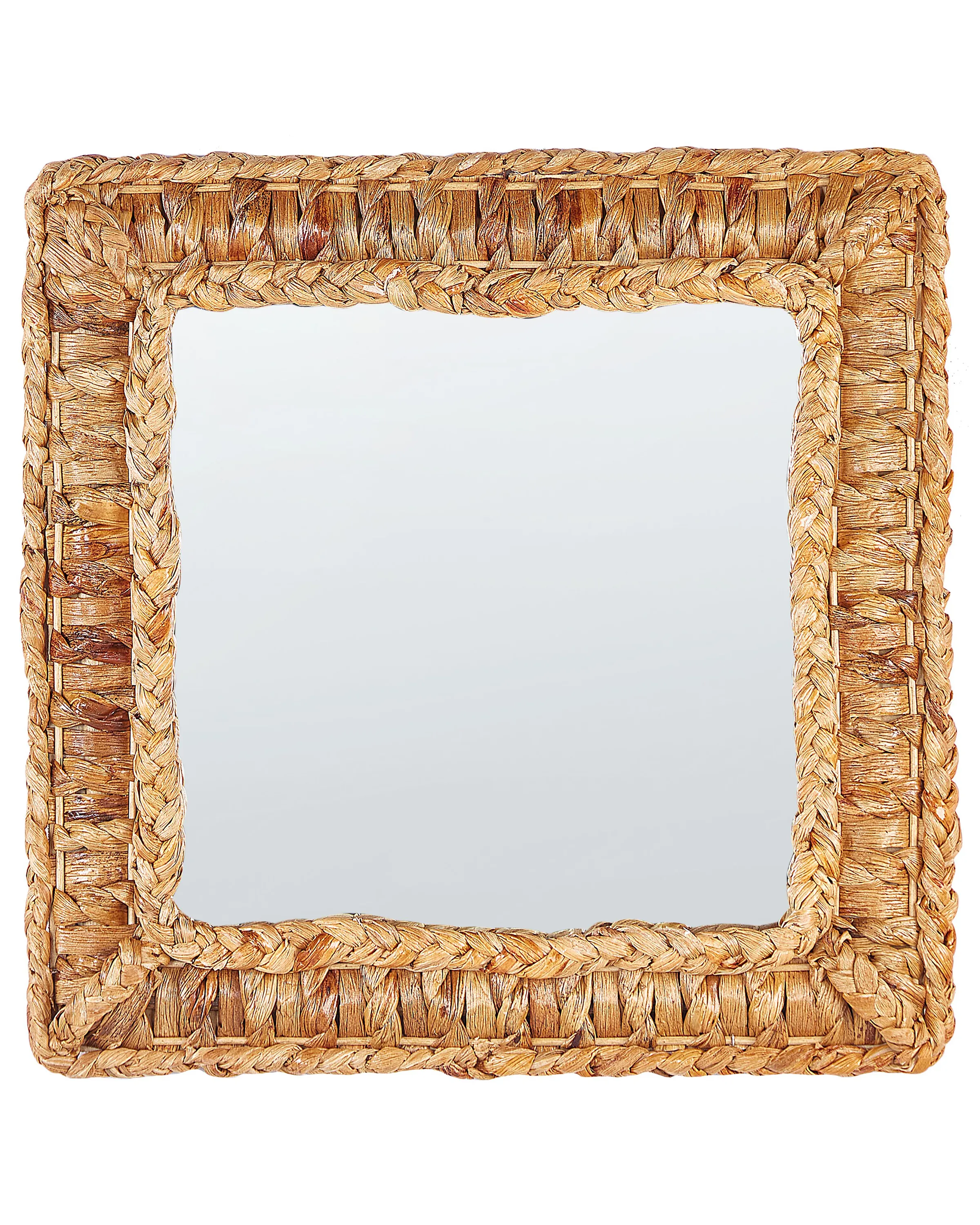 Wandspiegel LANGLI 52 cm 52 cm Wicker Natuurlijk