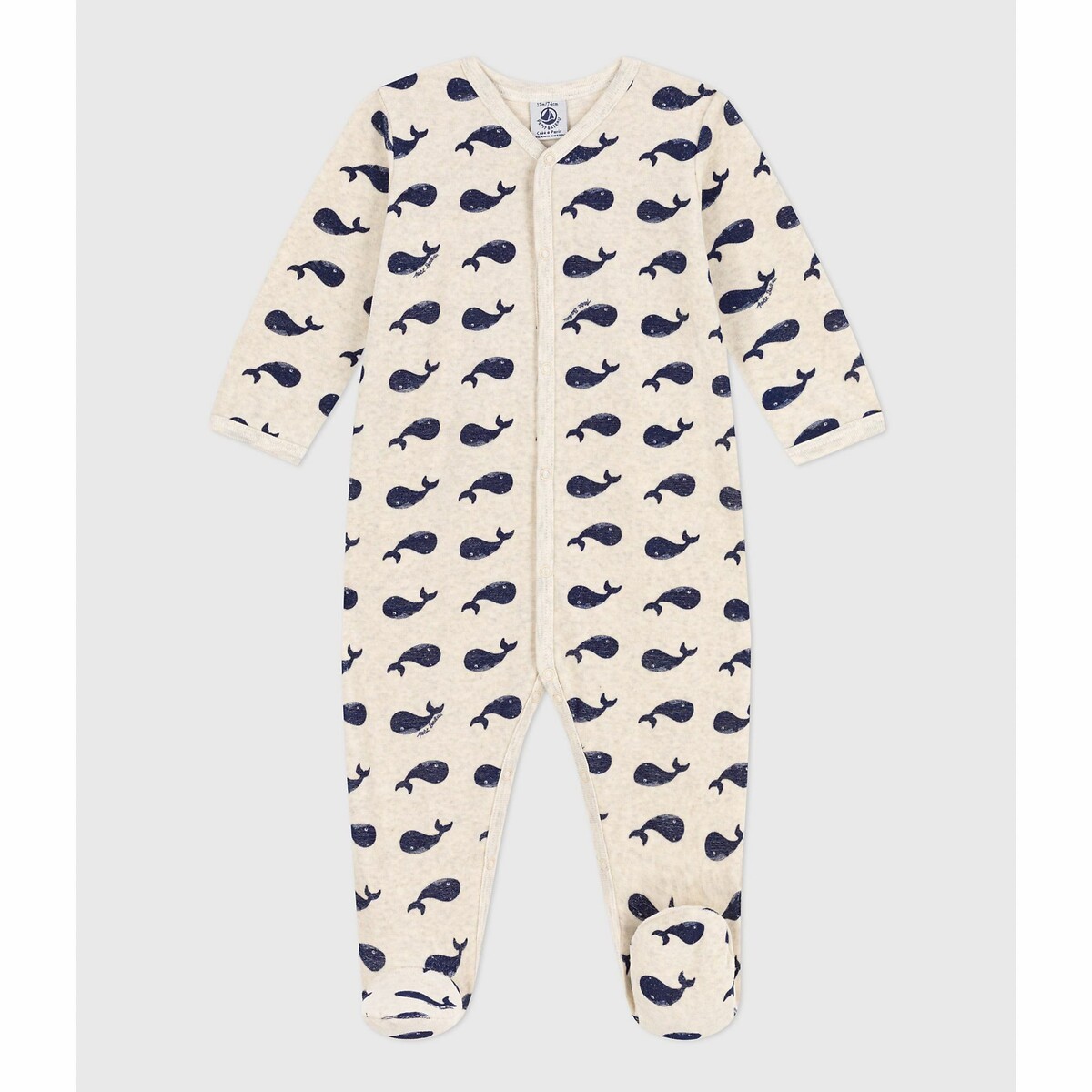 PEQUENO BARQUINHO<br>Pijama com estampa Walvis