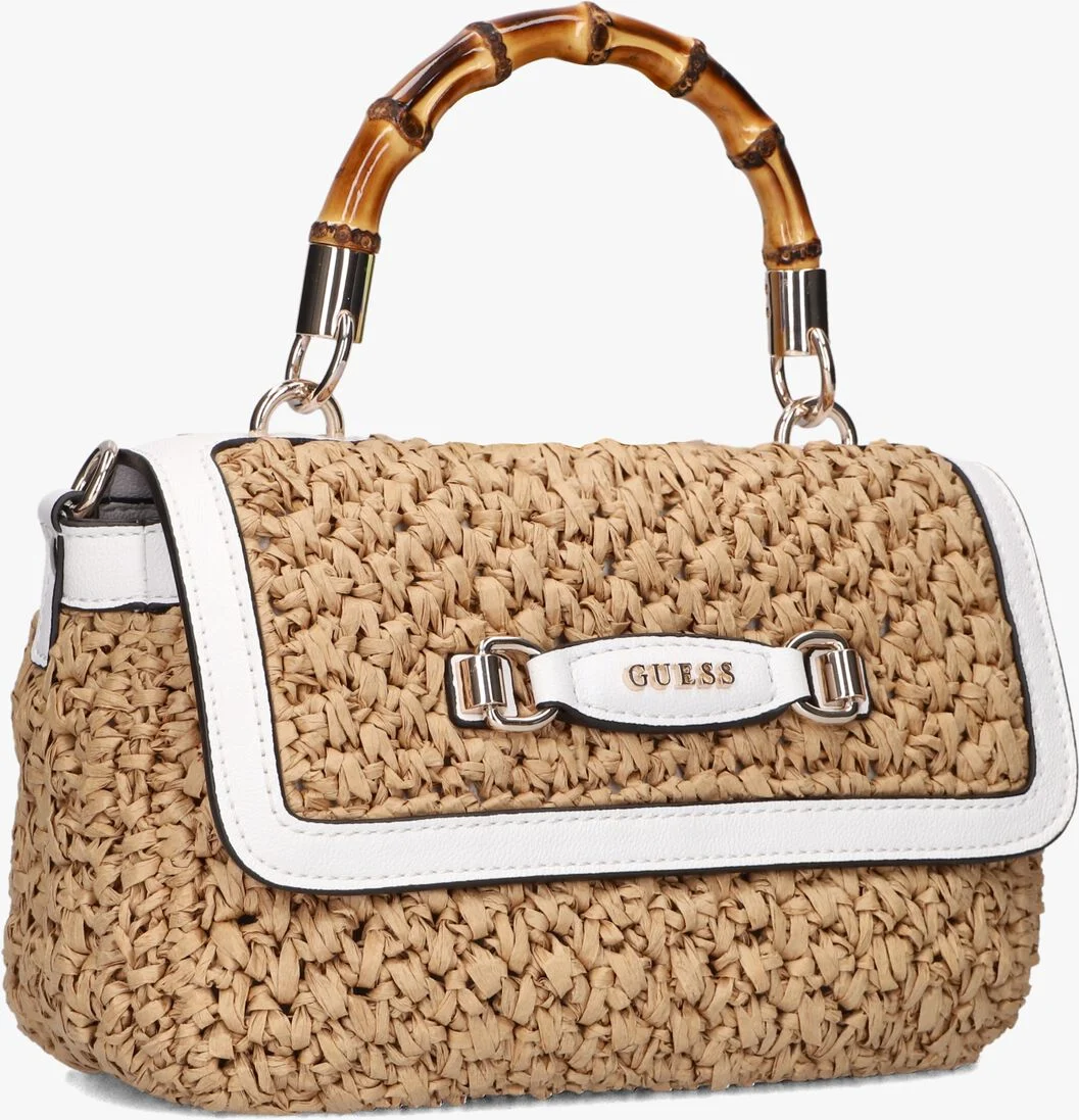 GUESS witte guess handtas siria top handle flap