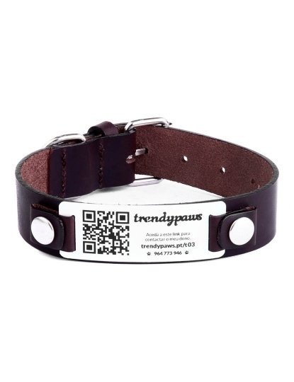 Brown Leather Collar