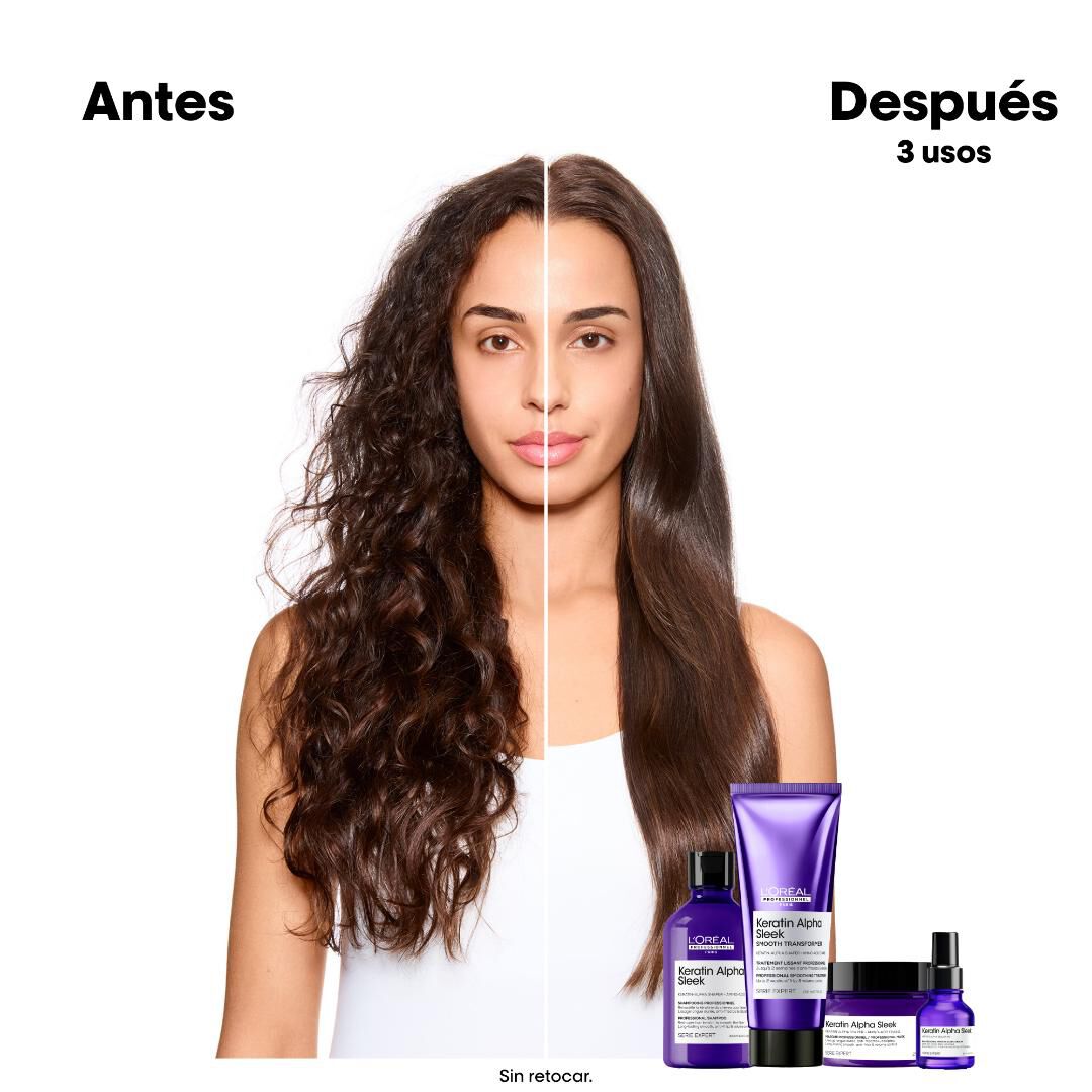 SERIE EXPERT Máscara Keratin Alpha Sleek - 250ml