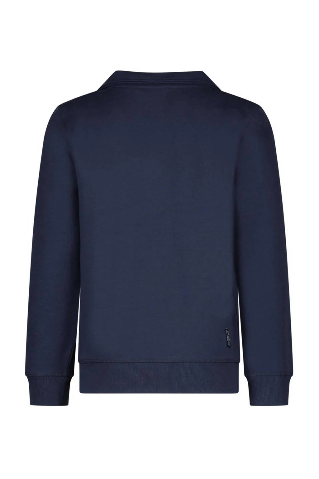 TYGO & vito sweatvest Vesper met contrastbies donkerblauw