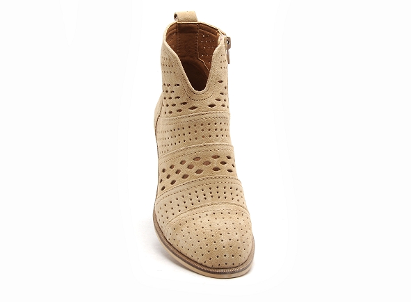 Alpe boots bottine talons femme 505 beige