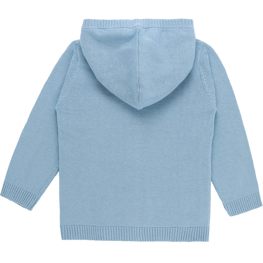 kindsgard Strickjacke mit Kapuze strikka blau