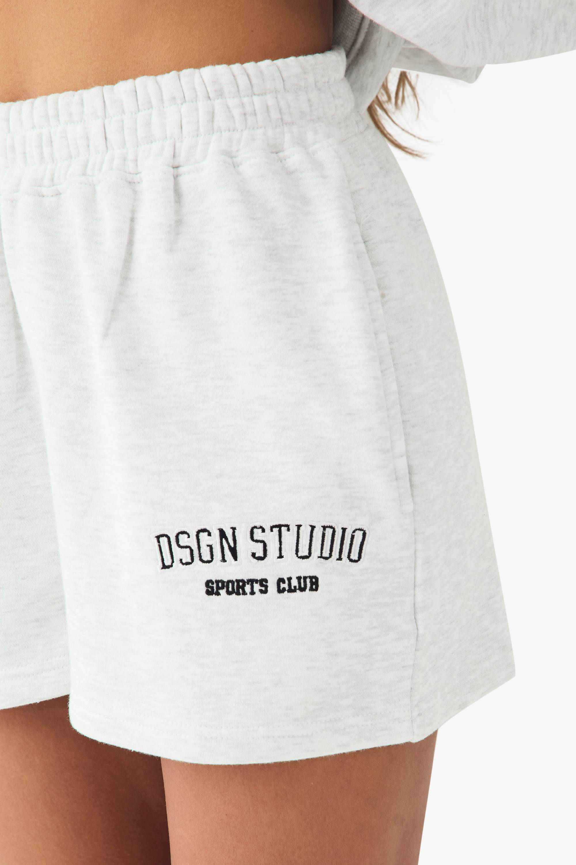 Short De Sport En Molleton Avec Appliqué Dsgn Studio Sports Club