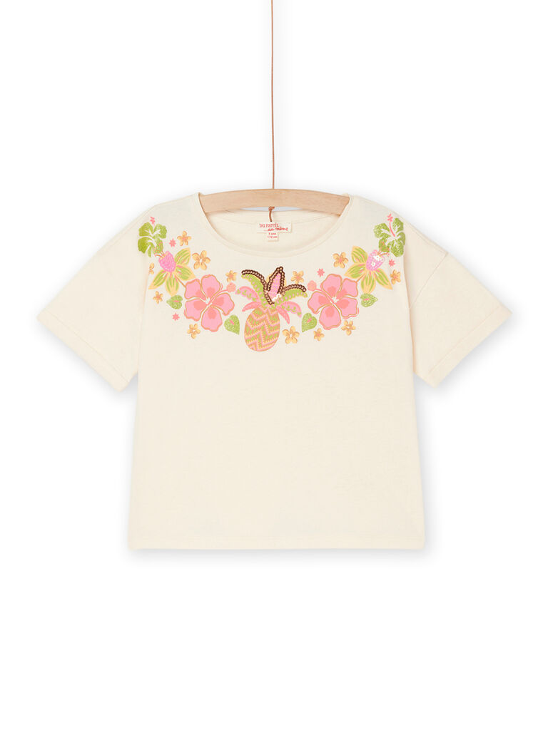 T-shirt pêche à animation exotique