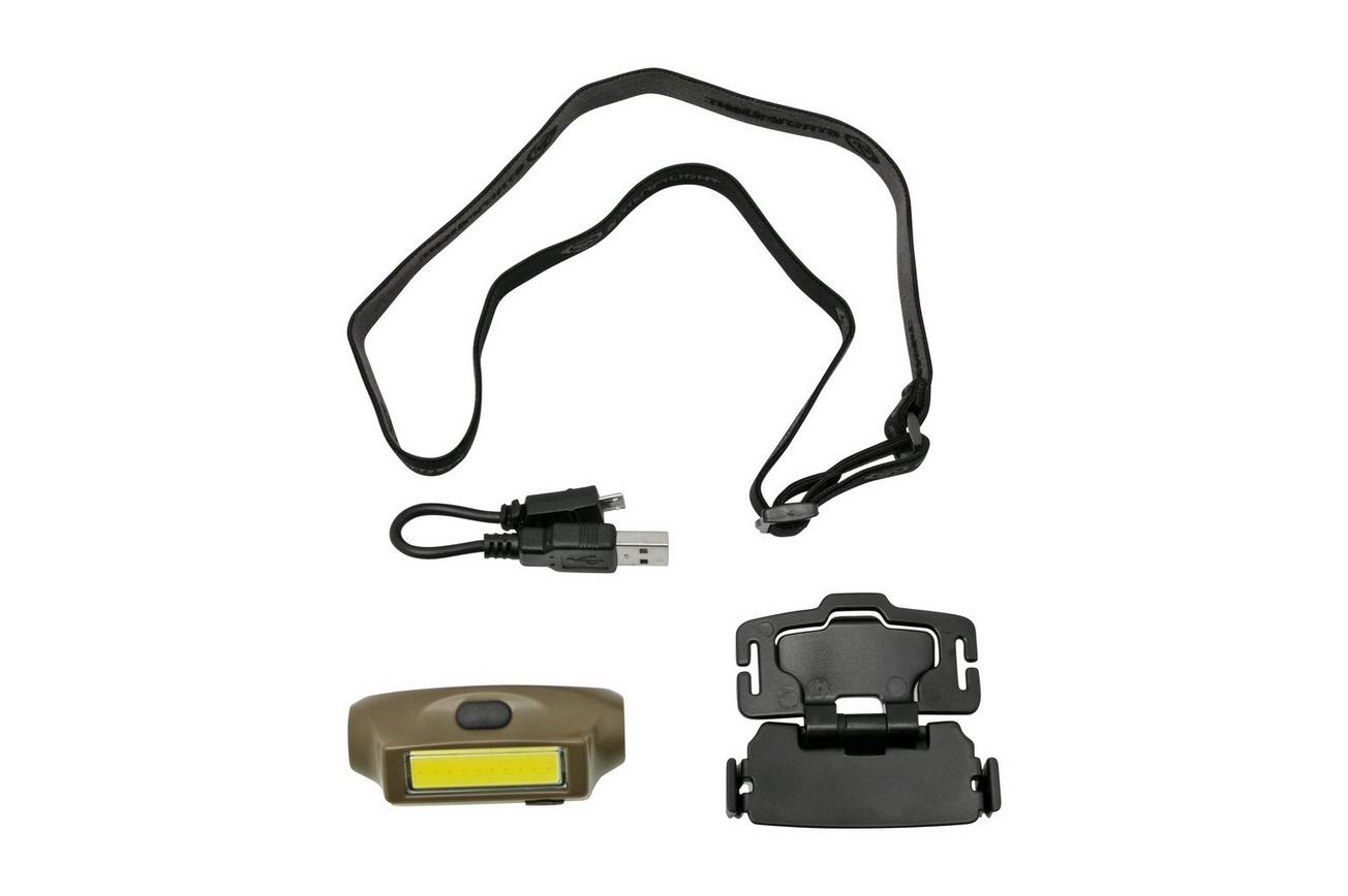Streamlight Bandit, Coyote, 180 lumen, oplaadbare hoofdlamp met wit/rood licht