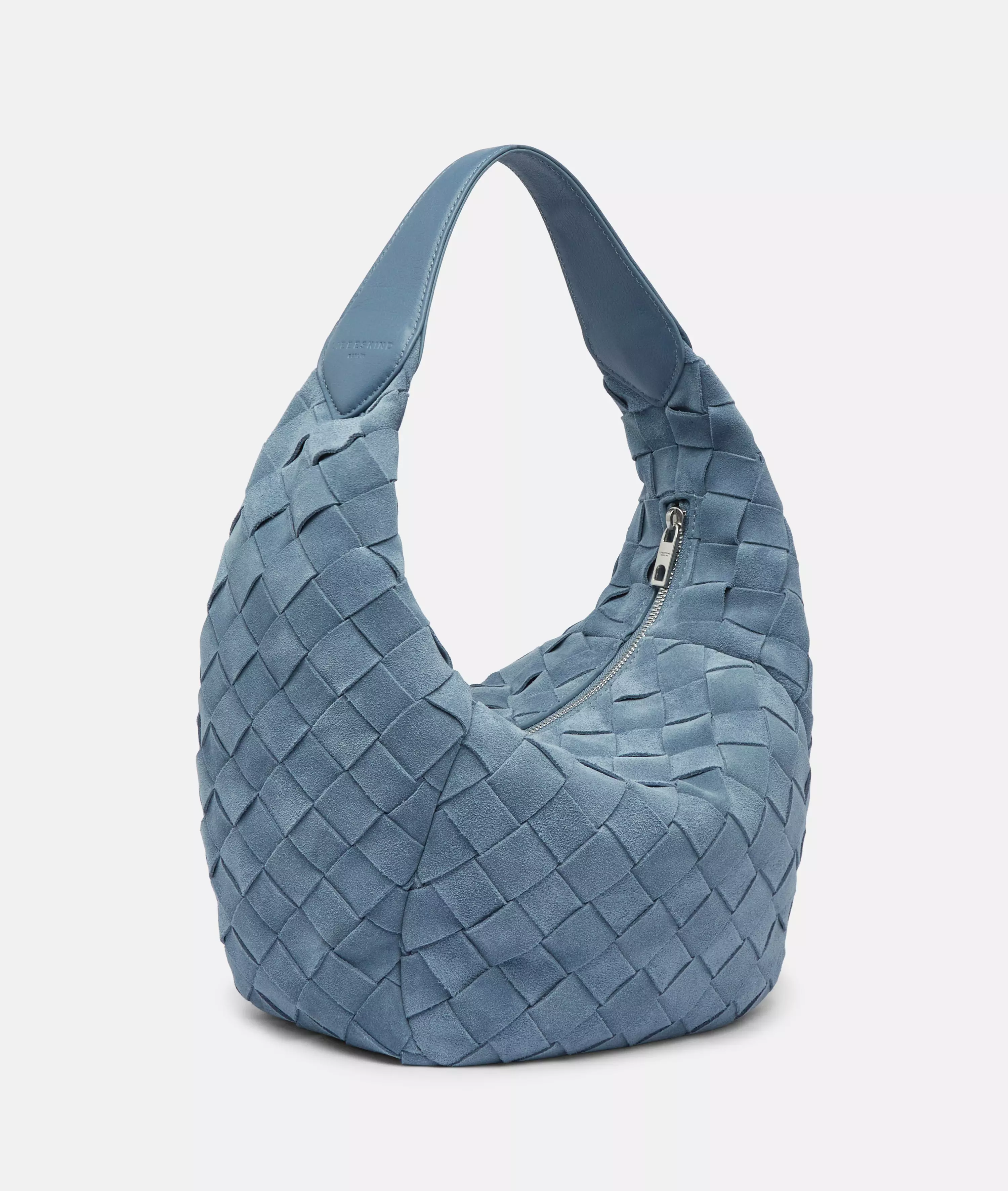 Farrah Hobo M Spacious suede pouch bag