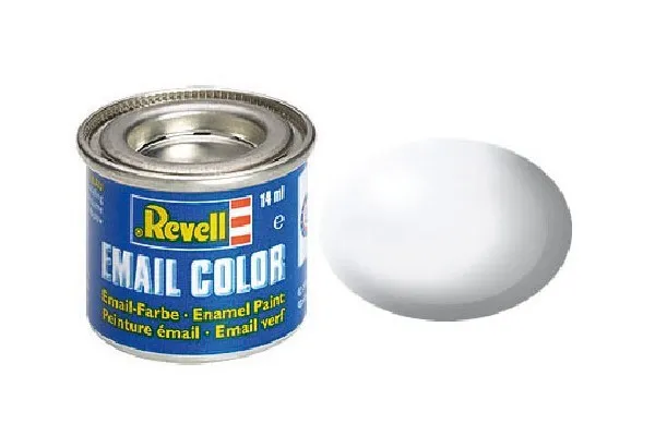 Revell White, silk RAL 9010 14 ml-tin, Hvid, 1 stk