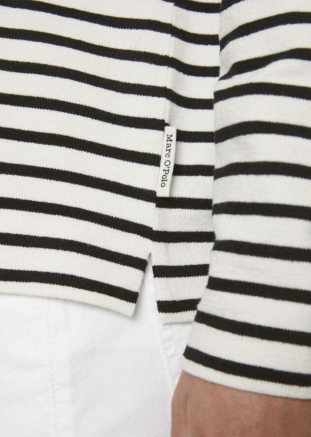 Marc O’Polo T-shirt, long sleeve, boat neck, st Multi