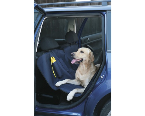 Multifunctionele deken/autodeken inclusief drinkfles en accessoiretas, 140x150 cm, blauw