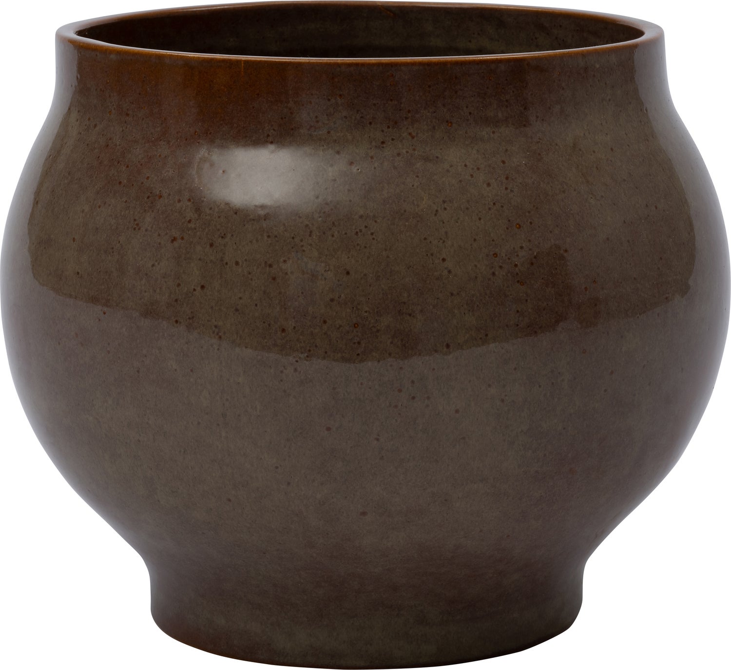 Intratuin bloempot Fabe bruin D 22 H 26 cm