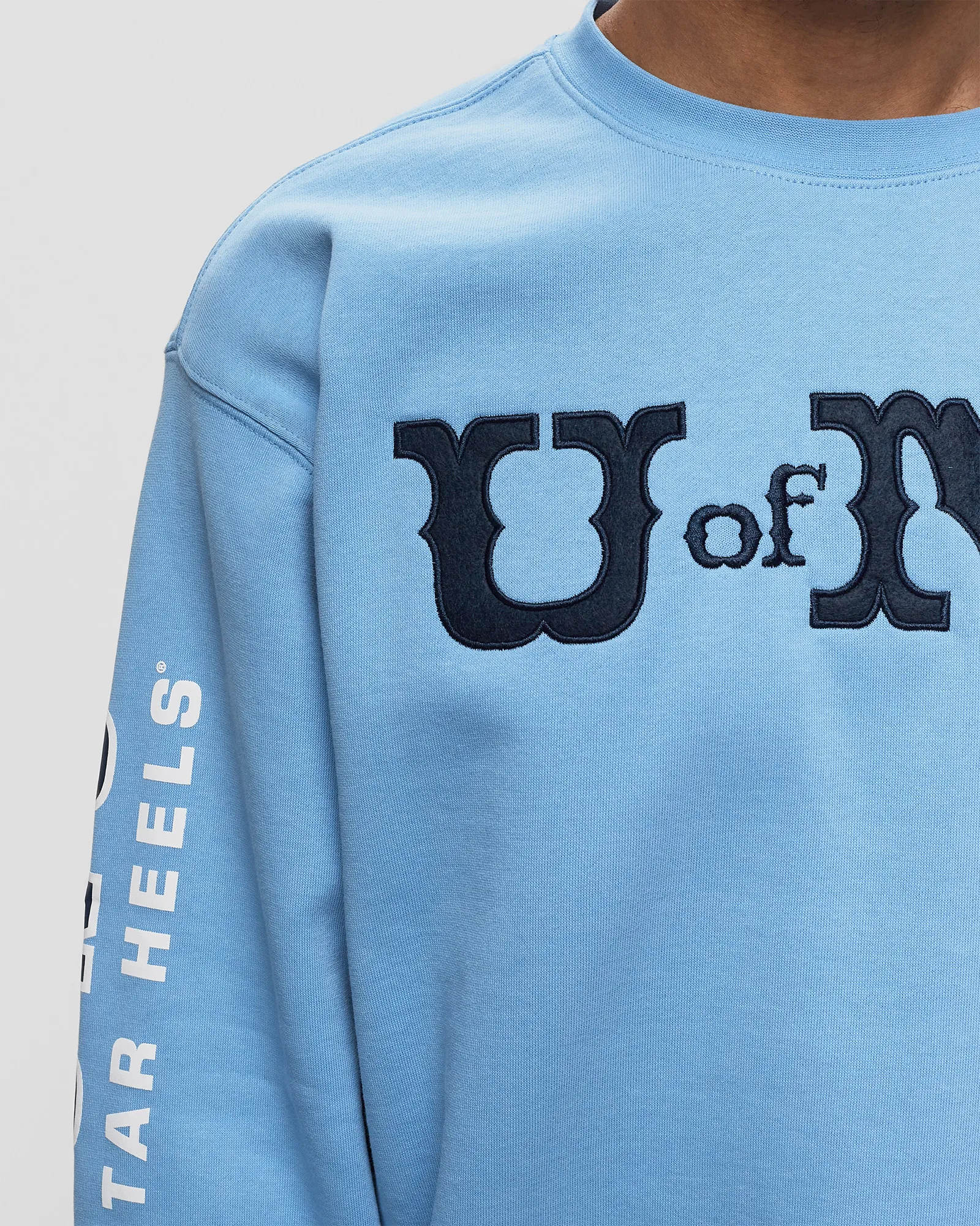 Mitchell & Ness NCAA THERE AND BACK FLEECE CREW NORTH CAROLINA