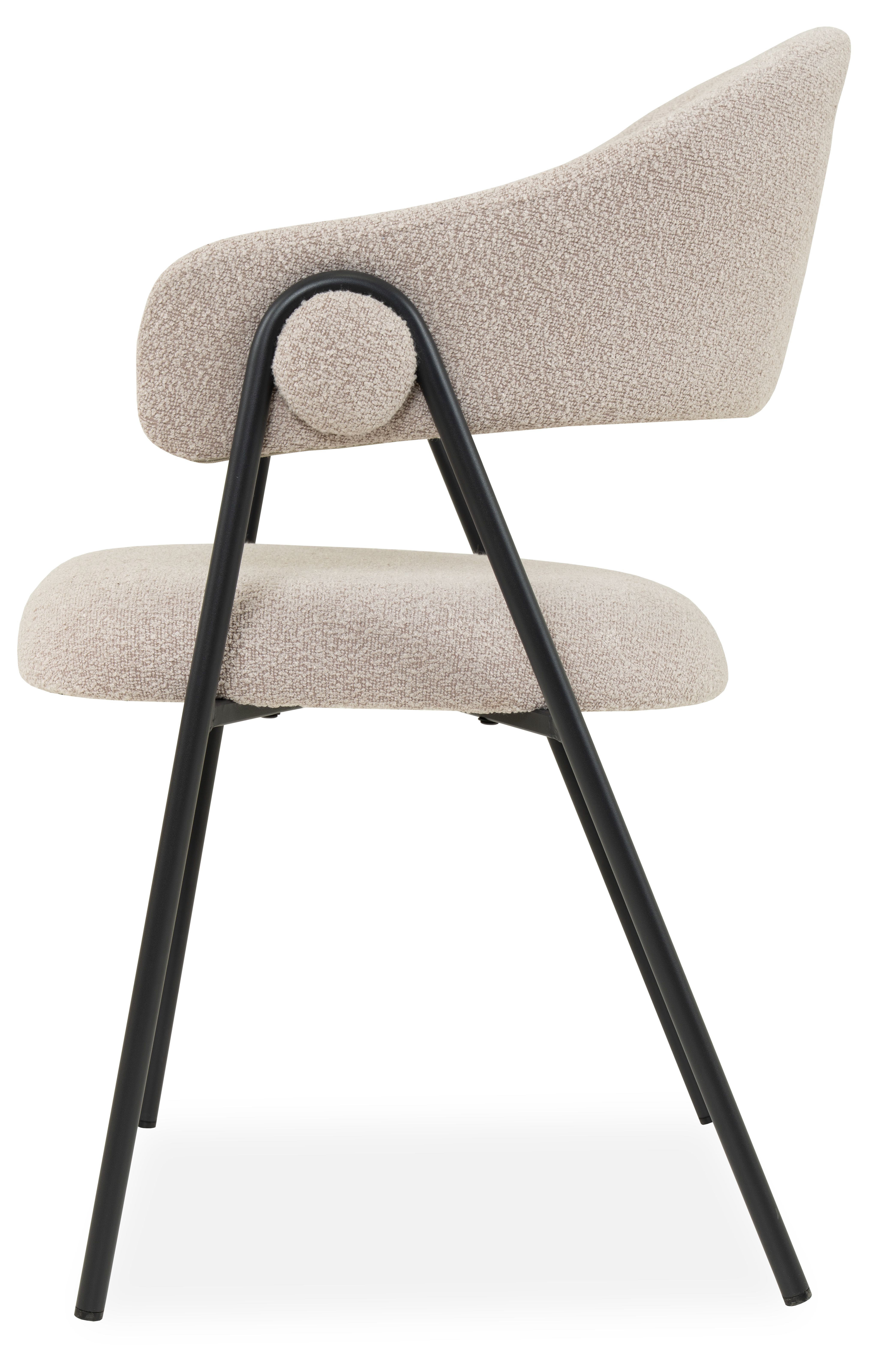 Eetkamerstoel touch naturel Lola B58 x D60 x H84 cm