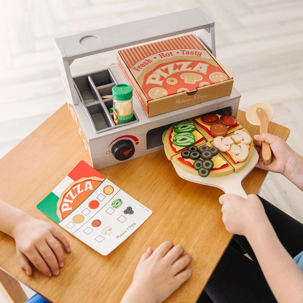 Køb Melissa & Doug Multifarvet Legesæt Pizzaovn