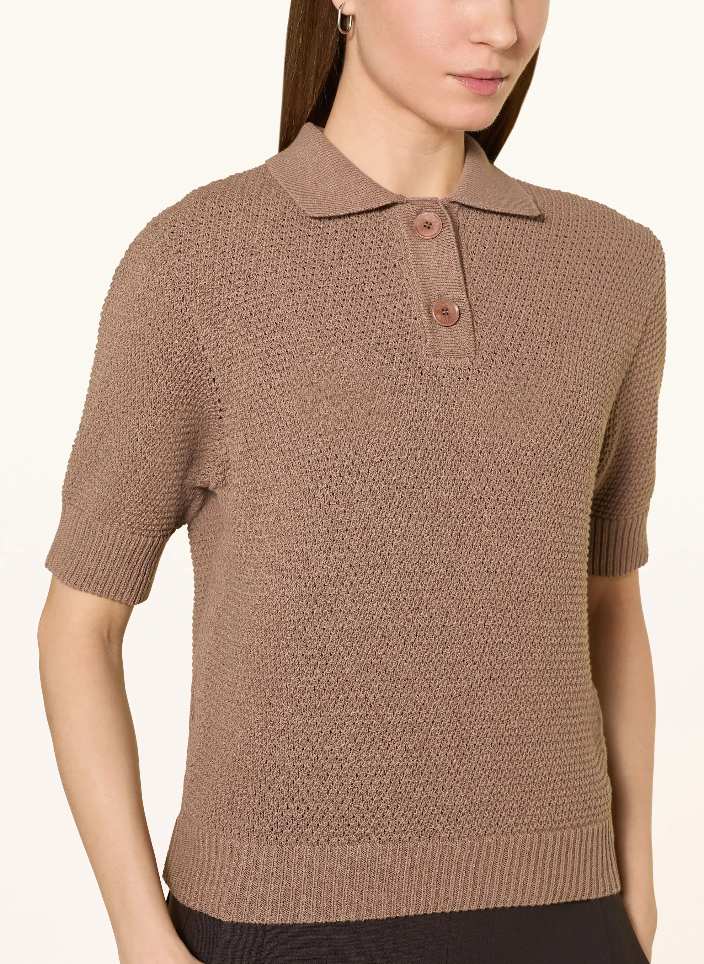 windsor. Strick-Poloshirt Regular Fit