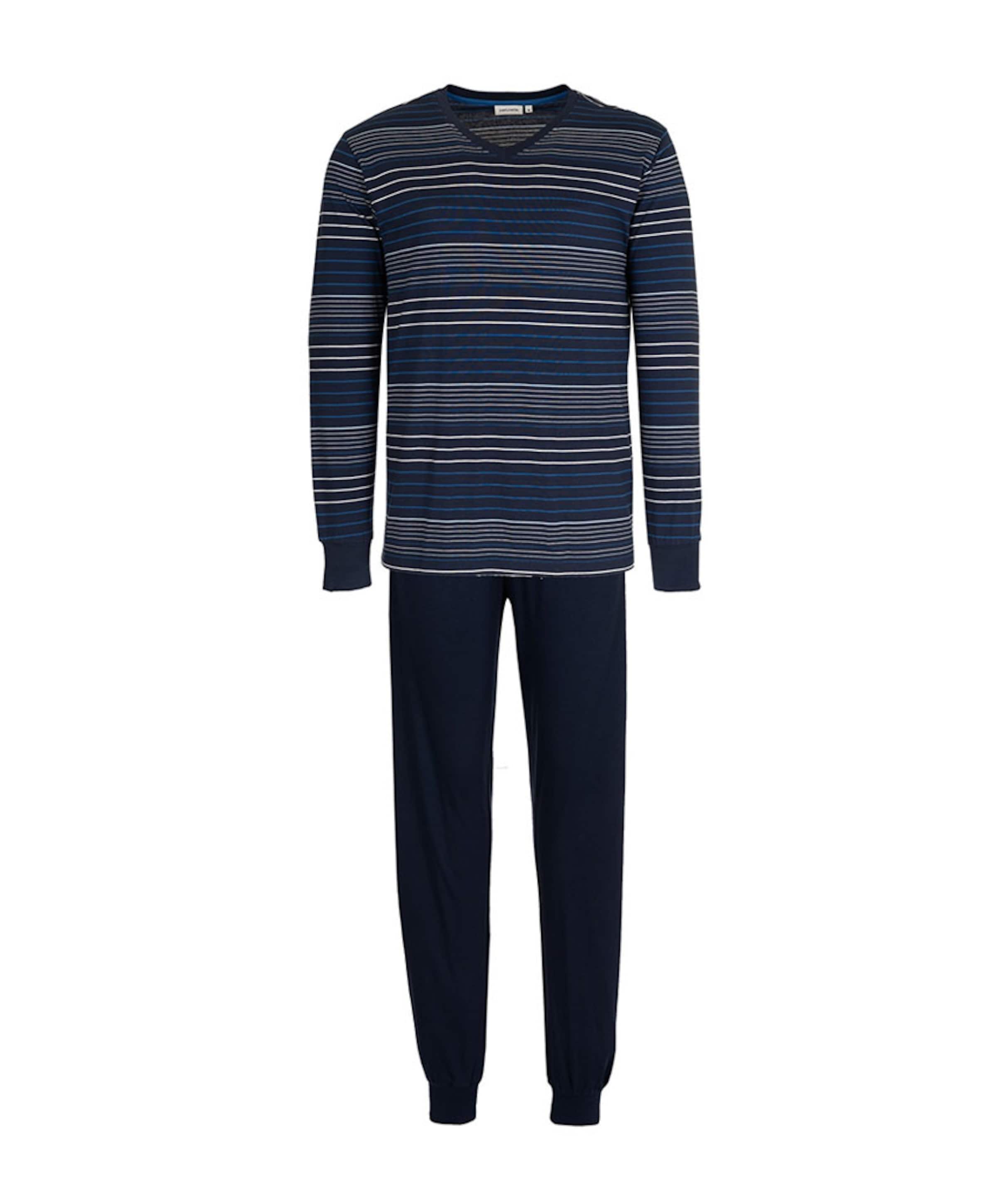 Pastunette Heren pyjamaset blauw