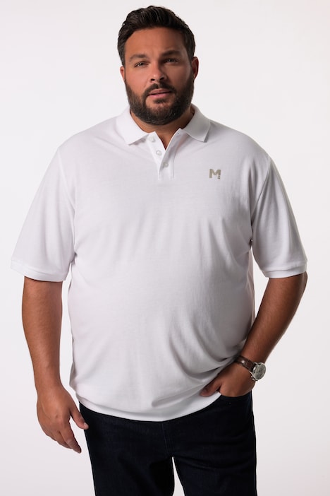 Men+ Poloshirts, 2er-Pack, Bauchfit, Basic, Piqué, Halbarm, bis 8 XL