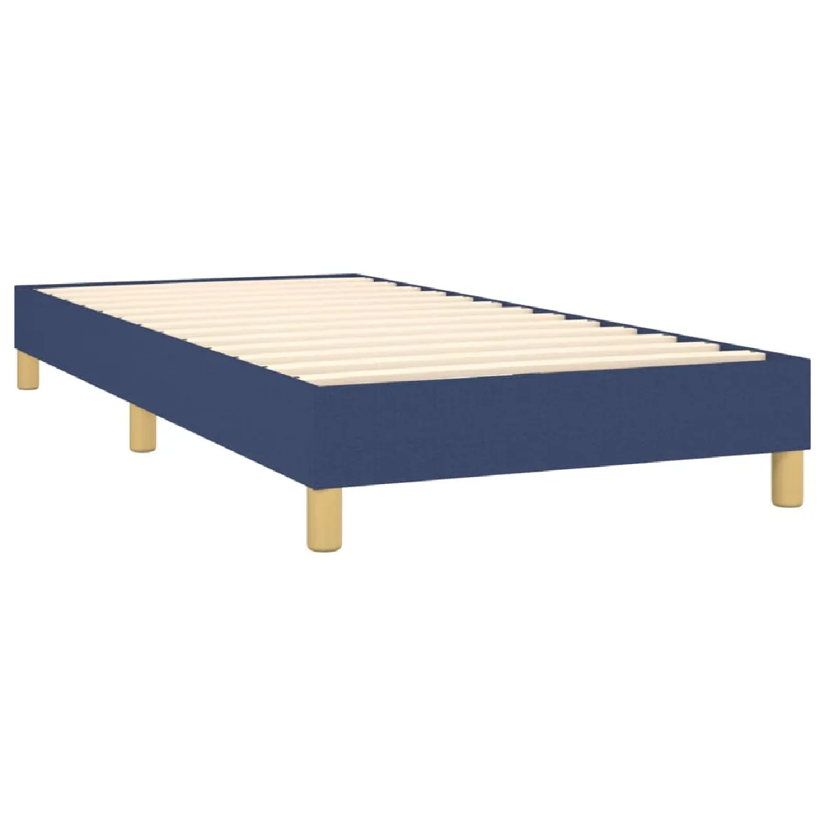 VIDAXL vidaXL Sommier à lattes avec matelas - Bleu