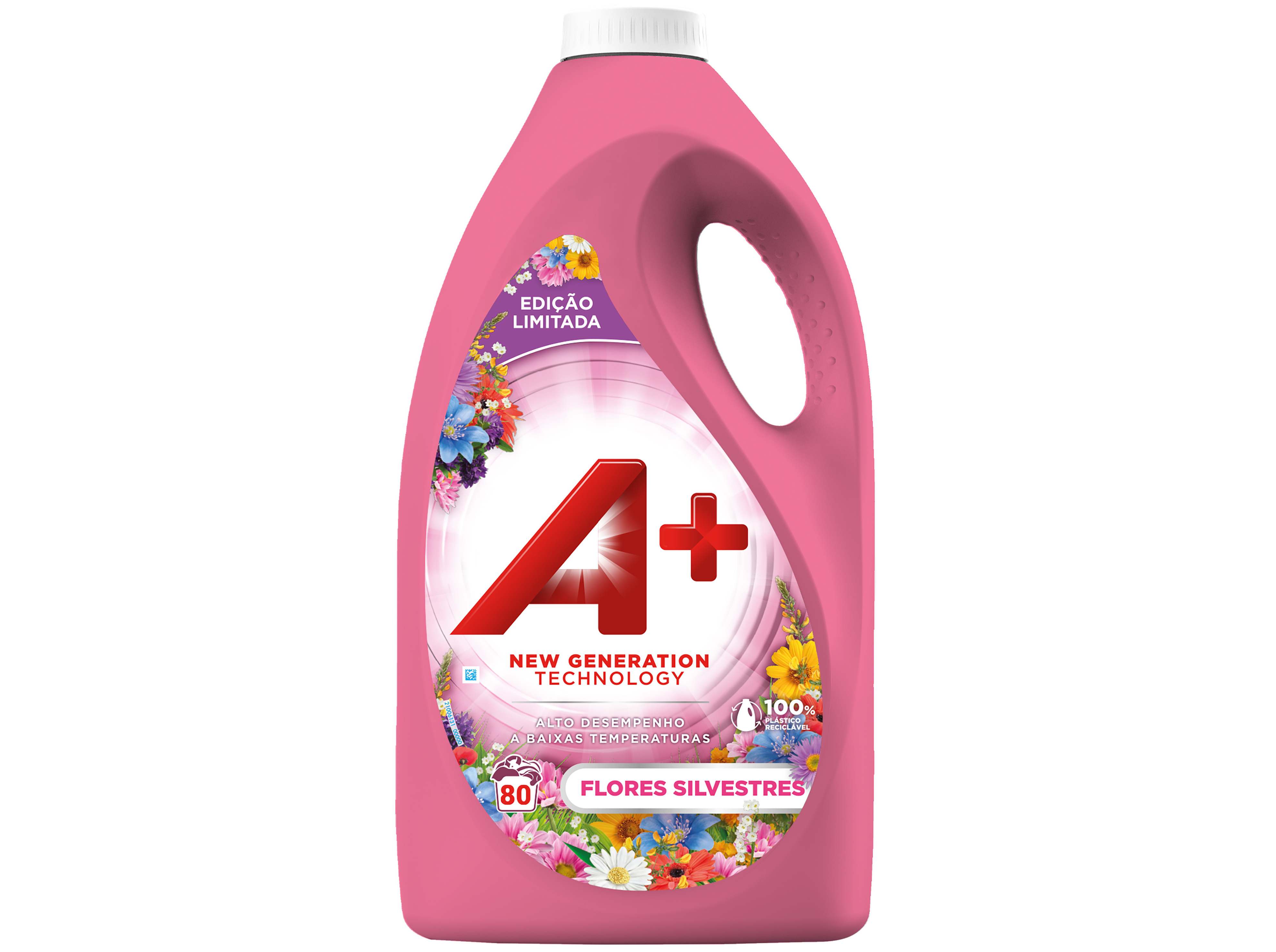 DETERGENTE ROUPA MÁQUINA LÍQUIDO A  FLORES SILVESTRES 80 DOSES