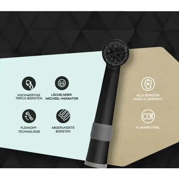 Aufsteckbürsten ECO R2 all black