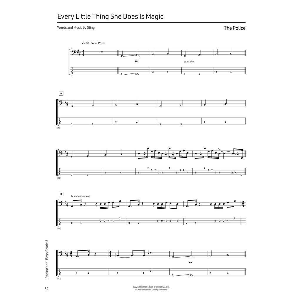 Rock School Limited Bass Grade 5 (2024) basgitaarboek