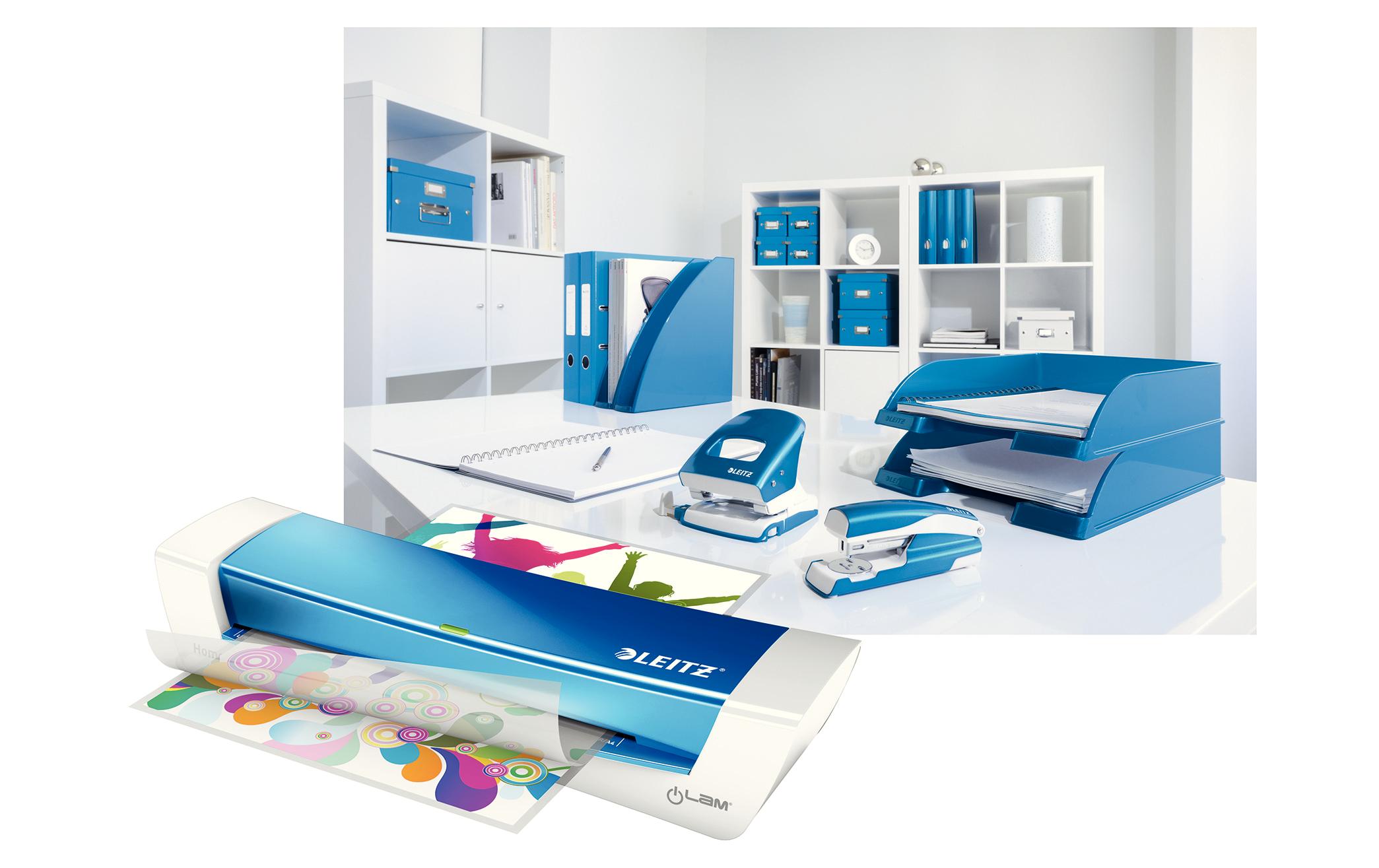 Laminiergerät iLAM Home Office A4 125 µm BlauLaminiergerät für Zuhause