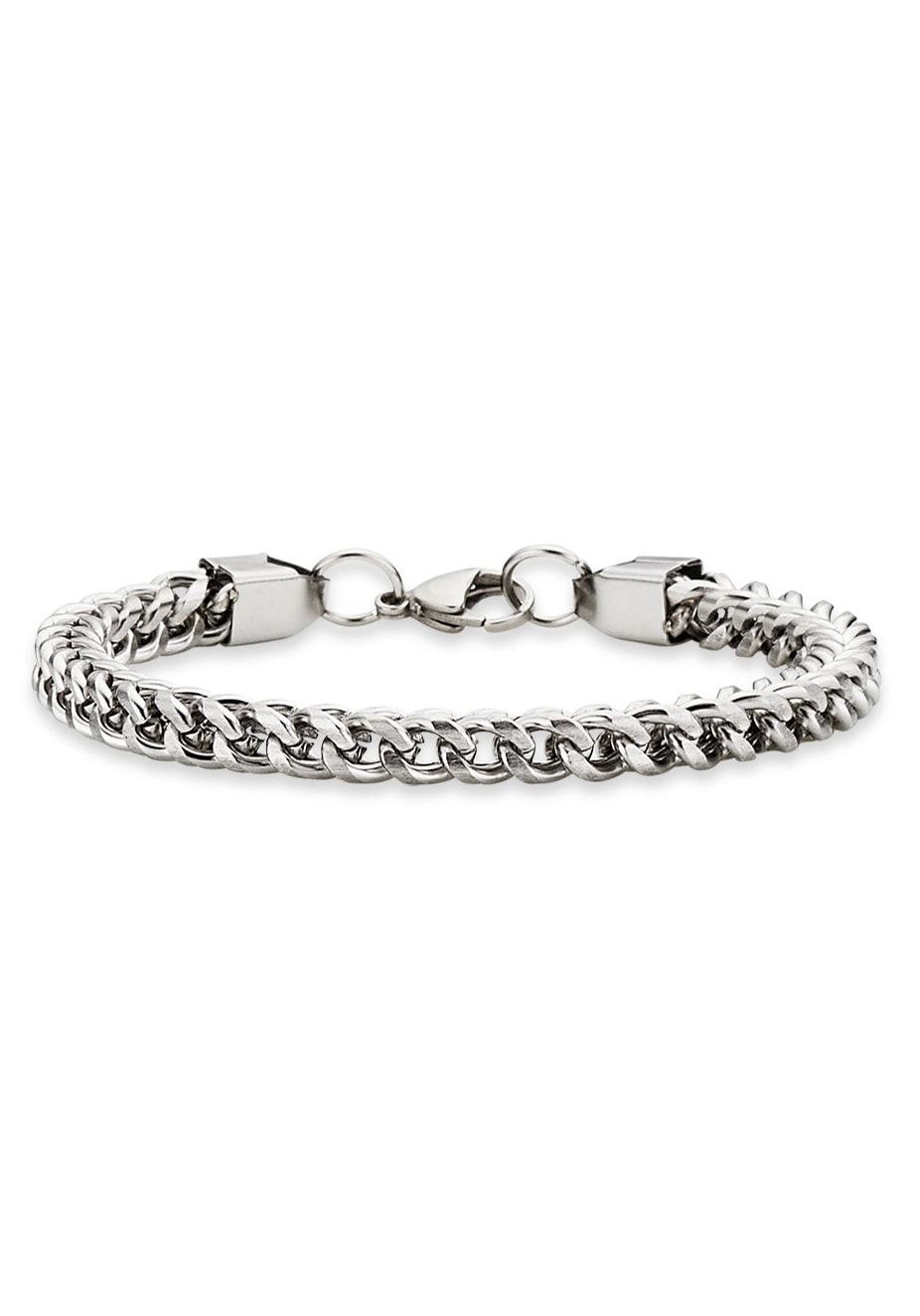 Bruno Banani Armband »Schmuck Geschenk Armkette Panzerkette 6 mm breit Silber«