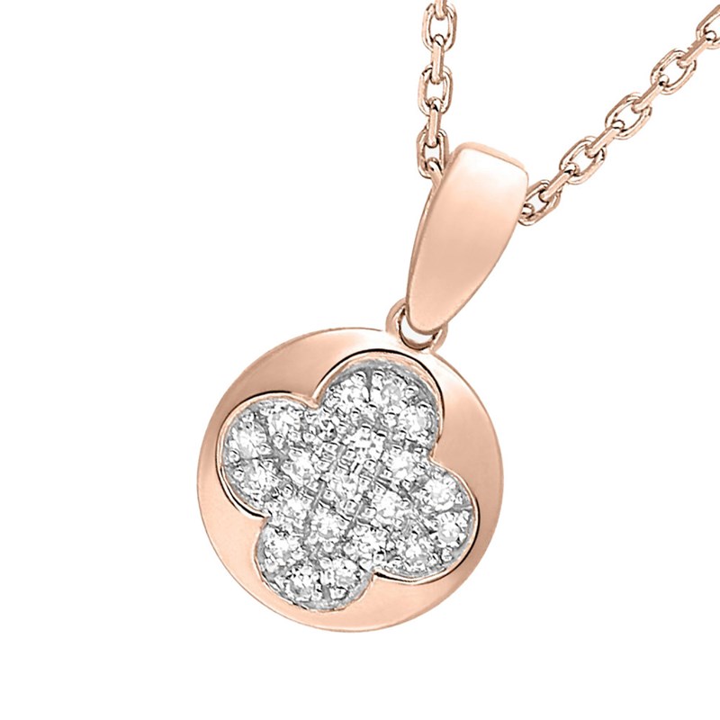 Collier Femme - Or 18 Carats - Diamant 0,08 Carats - Longueur : 42 cm