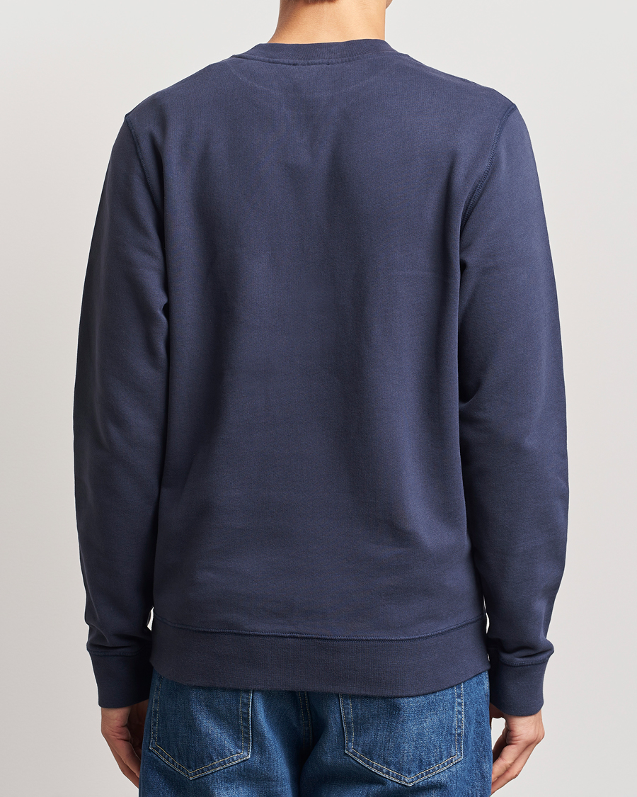Sunspel Loopback Sweatshirt Navy