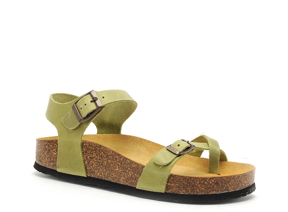 Plakton nu pieds plats femme cp zomba vert