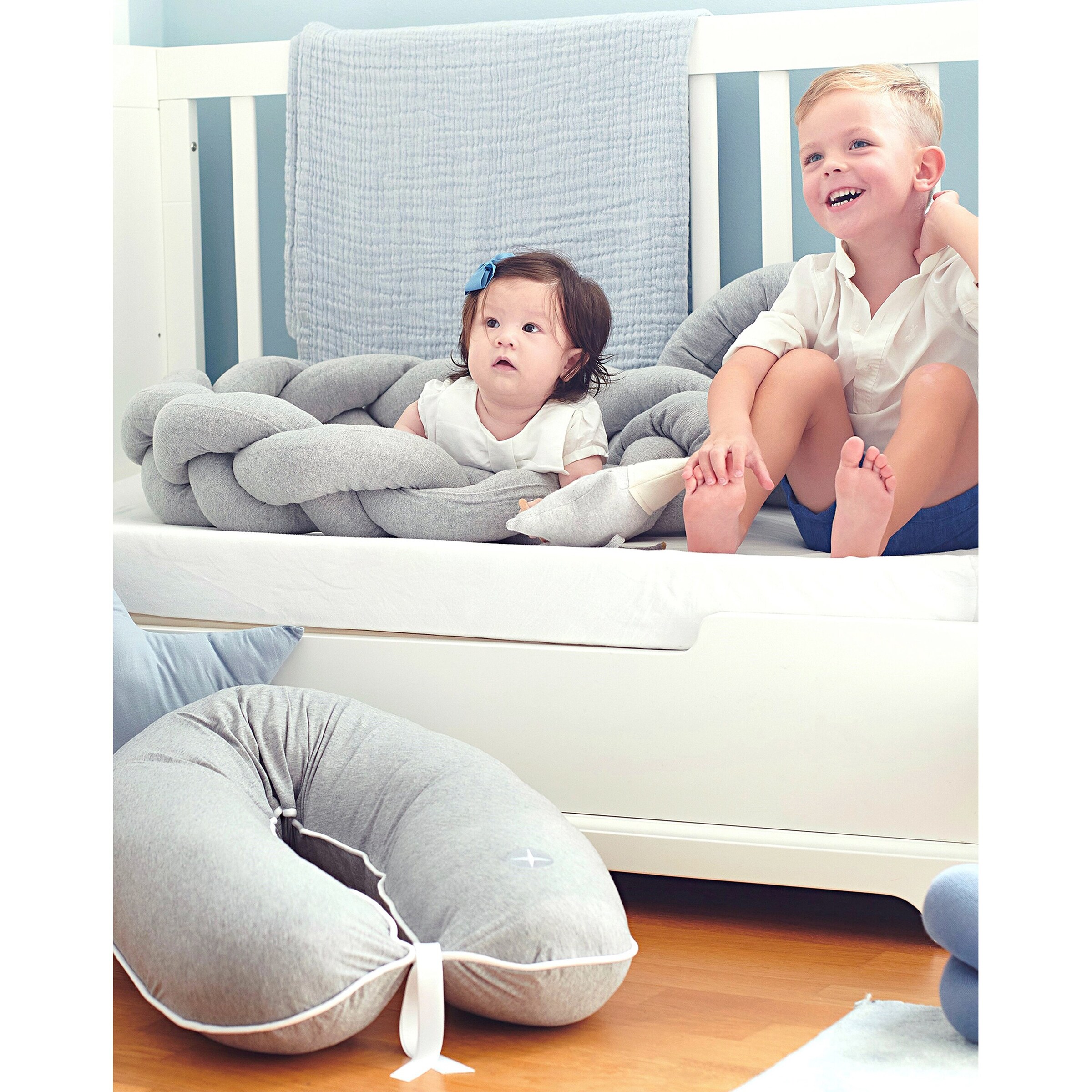 Nordic coast company Nestchenschlange geflochten 200 cm grau